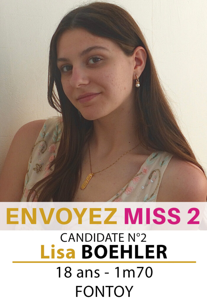 election miss lorraine miss hayange Candidate SMS Lisa BOEHLER