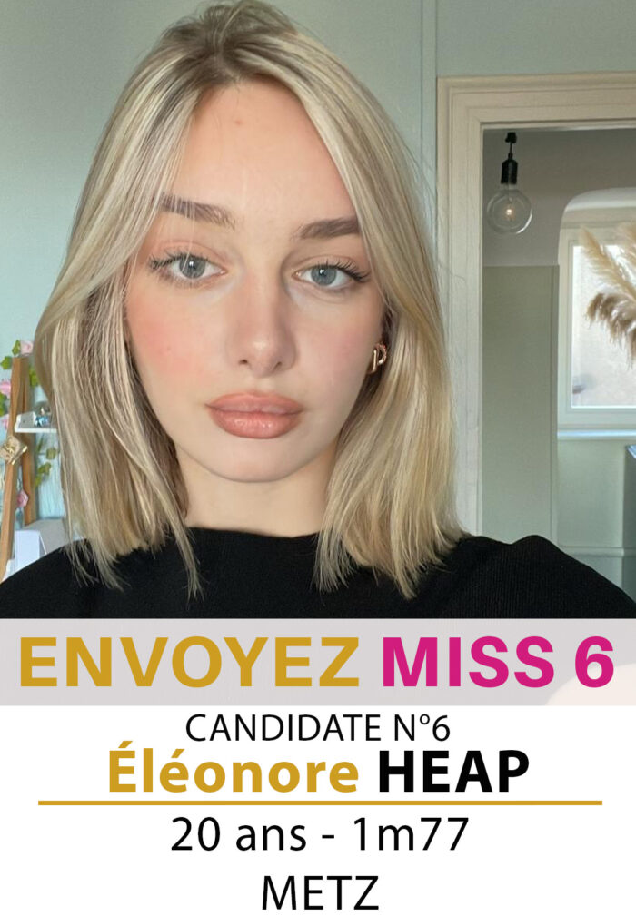 election miss lorraine miss hayange Candidate SMS Éléonore HEAP