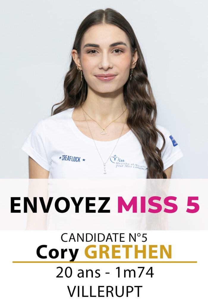 election miss lorraine miss meurhe et moselle N° Cory GRETHEN