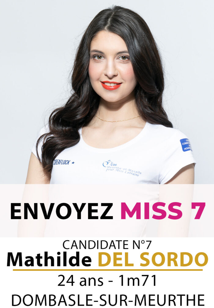 election miss lorraine miss meurhe et moselle N° Mathilde DEL SORDO