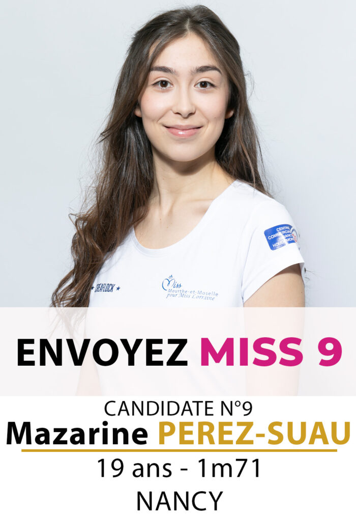 election miss lorraine miss meurhe et moselle N° Mazarine PEREZ SUAU