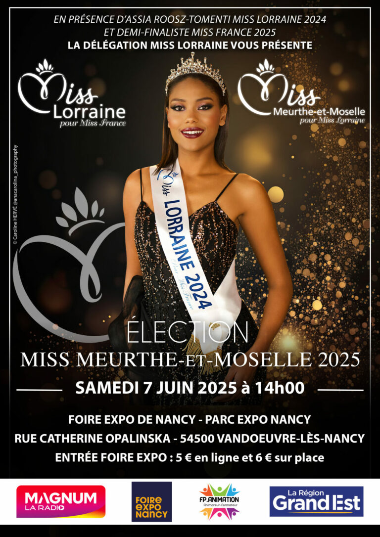 election miss lorraine miss meurthe et moselle AFFICHE DÉPARTEMENTALES
