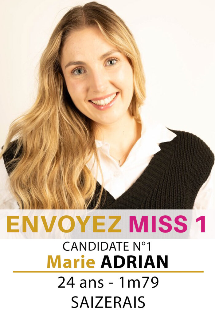 election miss lorraine miss meurthe et moselle Candidate SMS Marie ADRIAN