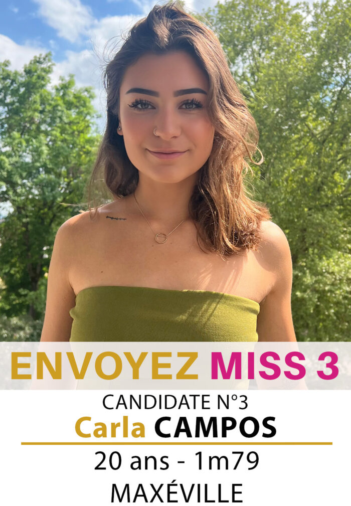 election miss lorraine miss meurthe et moselle Candidate SMS Carla CAMPOS