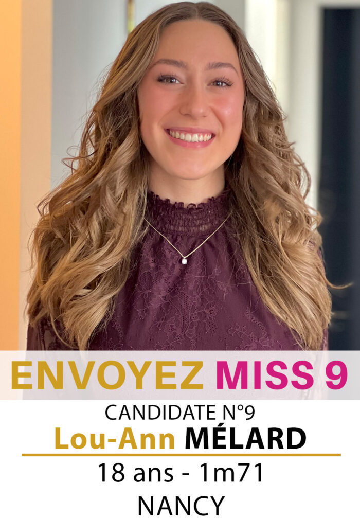 election miss lorraine miss meurthe et moselle Candidate SMS Lou Ann MÉLARD