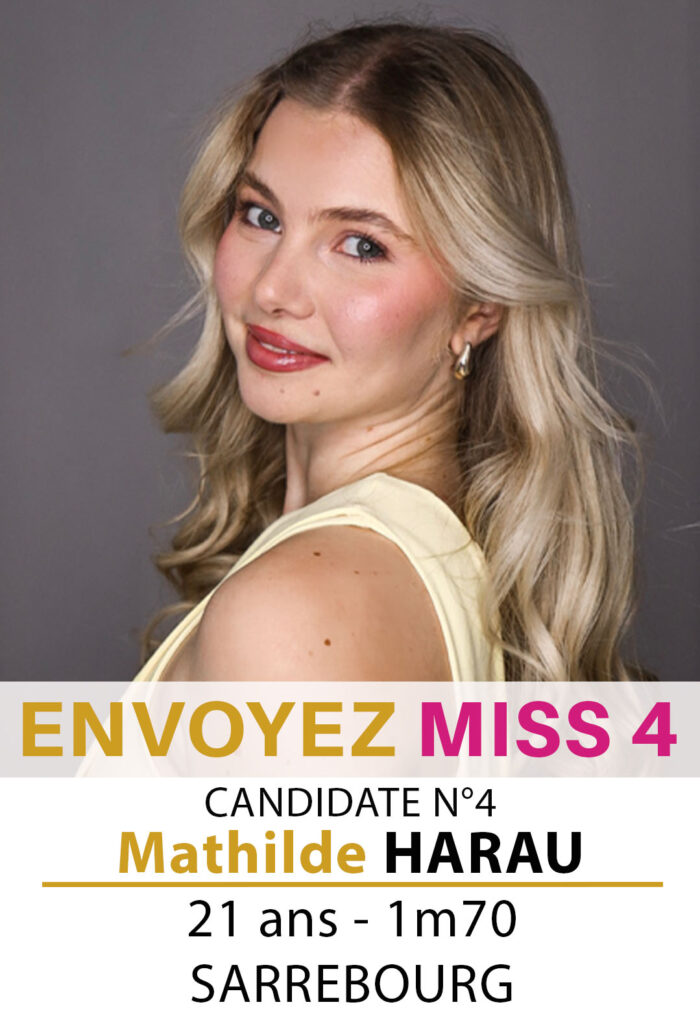 election miss lorraine miss moselle Candidate N° internet Mathilde HARAU