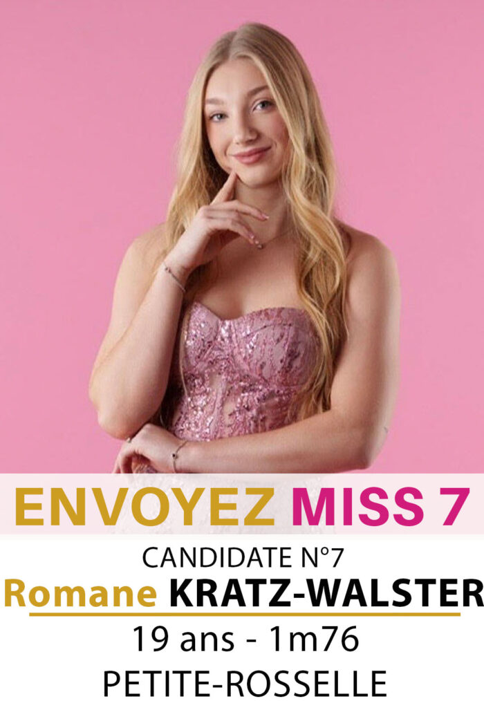 election miss lorraine miss moselle Candidate N° internet Romane KRATZ WALSTER