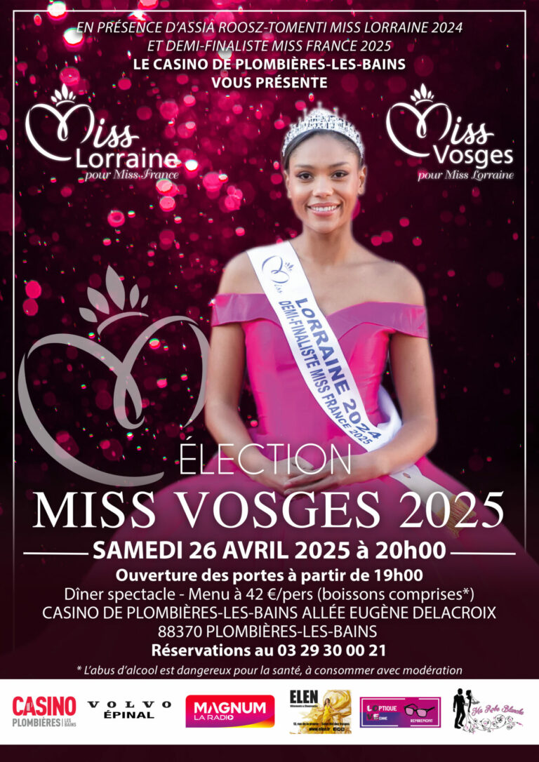 election miss lorraine miss vosges AFFICHE DÉPARTEMENTALES