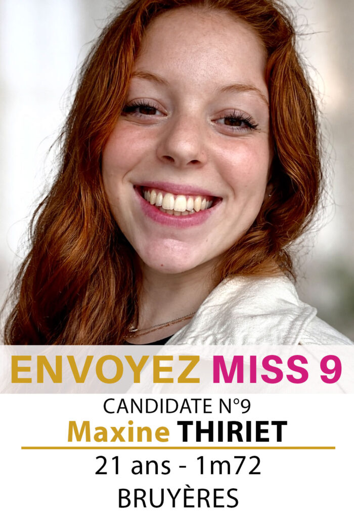 election miss lorraine miss vosges Visuel internet vosges Maxine THIRIET