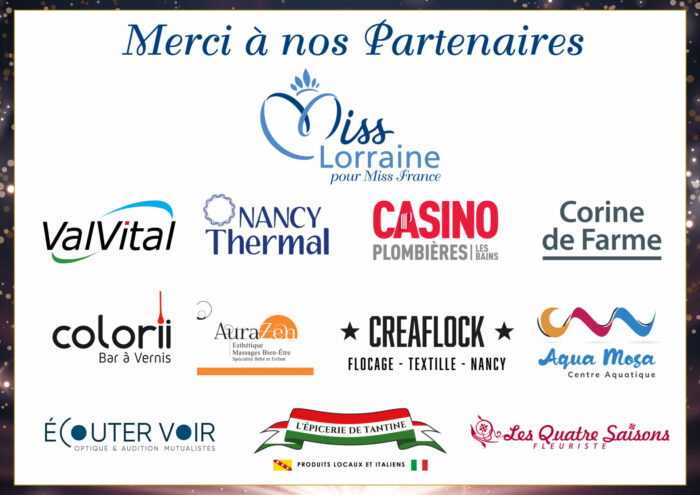 election miss lorraine partenaires PARTENAIRES CADEAUX